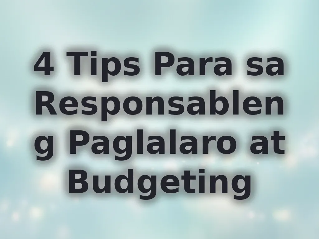 Budgeting tips